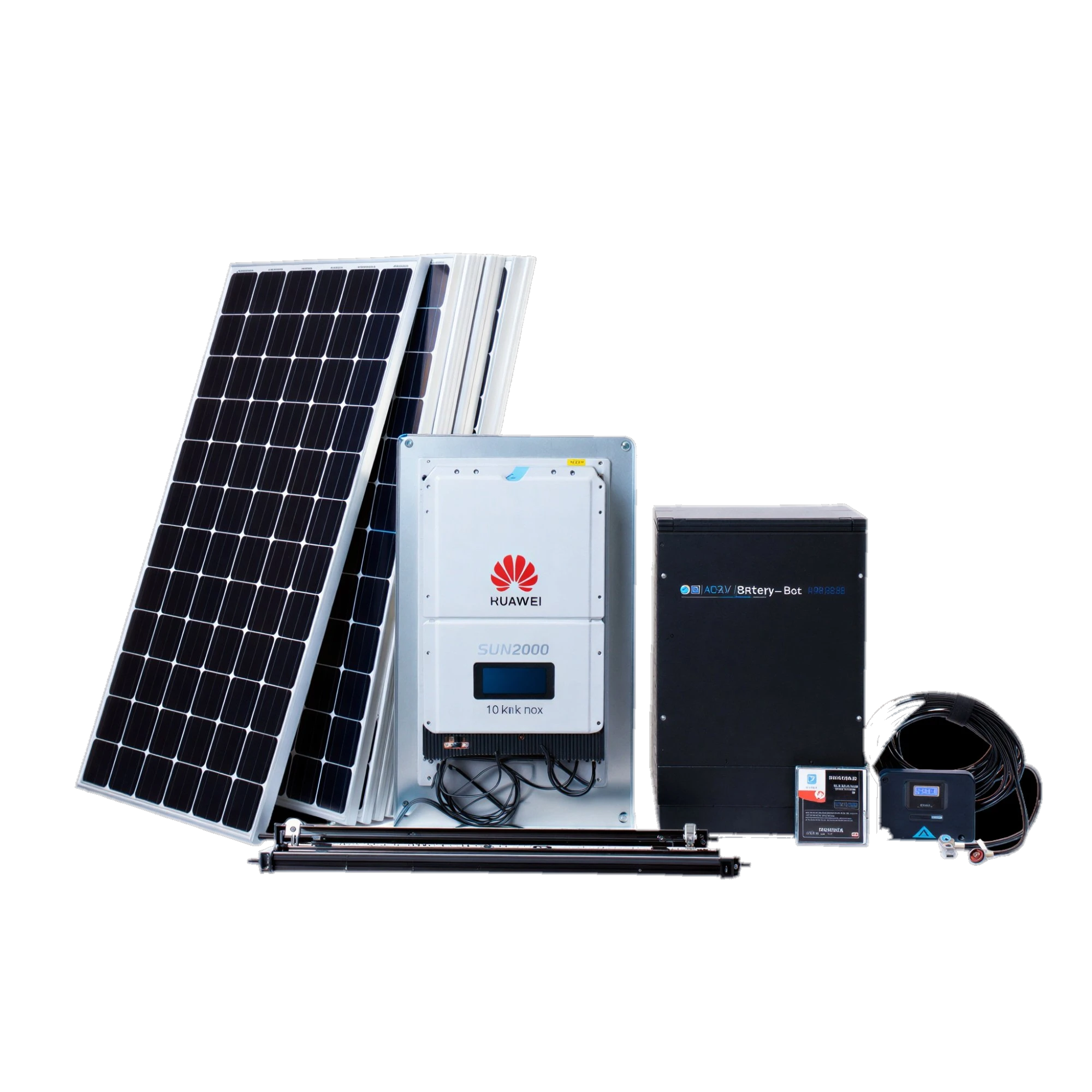 Sistema solar Huawei SUN2000 com baterias